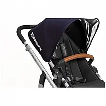 Capa de Couro para Barra de Proteção UPPAbaby Marrom Sela Compatível com Vista e Cruz