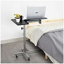 HomyCasa Mesa portátil para laptop Café da manhã dobrável leve na bandeja de jantar de TV de cama, COZYCASA, Preto