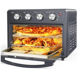 Forno Elétrico de Bancada 24L com 7 Funções 1700W, 110v, CHEFAVOR MGKQ21X01, Cinza escuro