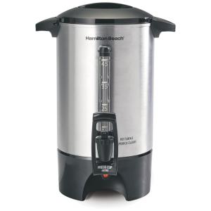 Botijão Elétrico para Café Hamilton Beach Prata Dispensa 45 Xícaras, Bico com Alavanca, 1090W, 110V, Modelo 40519