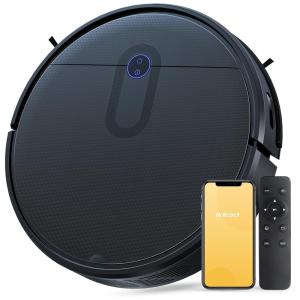 Aspirador de Pó Robô Thamtu G10 com Conexão via APP WI FI, Auto Carregamento, 110V, Preto