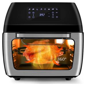 Fritadeira Elétrica, AirFryer 12L, Multifuncional, Tela de LED, 1700W, Aço Inoxidável, 110v, KITCOOK AF1201S, Preto