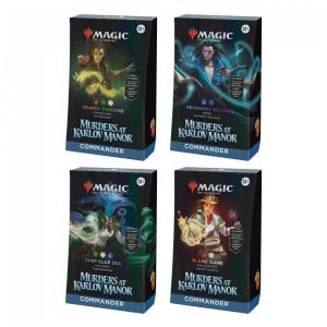 Magic The Gathering Murders at Karlov Manor Pacote de Decks de Commander, Inclui Todos os 4 Decks para Jogadores de 13 Anos ou Mais
