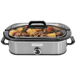 Panela Elétrica em Aço Inoxidável 3,7L, Ideal para Receitas Quentes e Deliciosas, 110V 270W, Zing, Prata