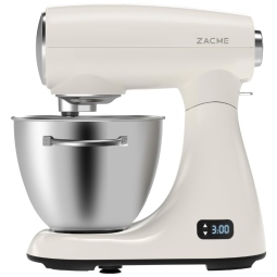 Batedeira 5,2L com 8 Velocidades, Display LED e Temporizador, 110V 600W, ZACME, Branca