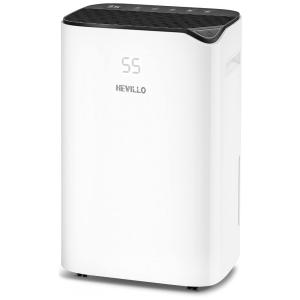 Desumidificador para Grandes Ambientes 2.5L até 185 m2 com Controle Inteligente, 110V, HEVILLO, Branco
