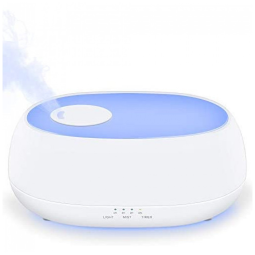 Umidificador Ultrassônico Portátil 1L, com Desligamento Automático, Silencioso, MADETEC Cool Mist Humidifier, Branco