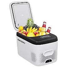 Cooler Elétrico Automotivo Portátil 22 Litros, EUHOMY, Branco