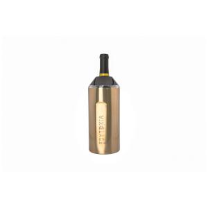 Porta Garrafa Térmico para Vinho é em Aço Inoxidável, VINGLACé, Dourado