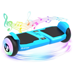 Hoverboard com Display LED, Alto Falante Musical, Velocidade de 9km/h e Alcance até 8 km, para Crianças e Adolescentes até 80 kg, 110V 200W