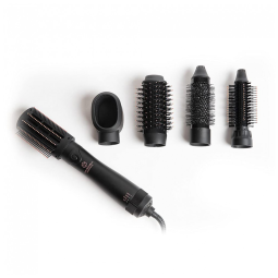 Escova Rotativa Elétrica KK Profissional com 5 Acessórios, Bivolt, SKIN RESEARCH INSTITUTE, Preto