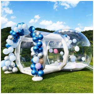 Tenda de Bolha Inflável para Crianças, 3m de Diâmetro - Tenda de Cúpula de Bolha Inflável Transparente com Bomba Infladora, Yorkgargen