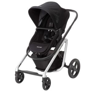 Carrinho de Bebê Modular Tudo em Um, Maxi Cosi Lila, Preto Fosco