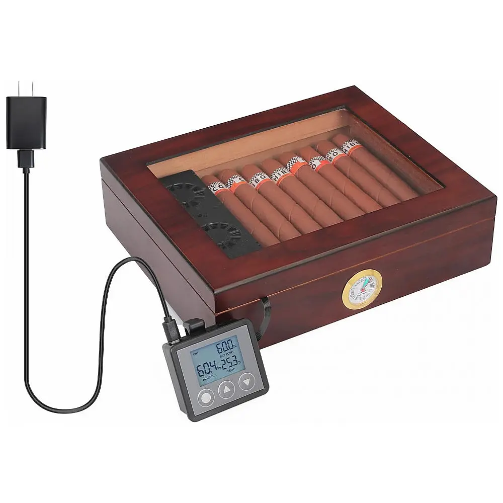 Humidificador Elétrico Ronfnea para Charutos com Display LCD e Controle de Umidade de 40% a 90% — foto 2