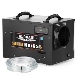 Desumidificadorcom Bomba e Mangueira para Porões, Remove até 56 Litros, ALORAIR, Preto