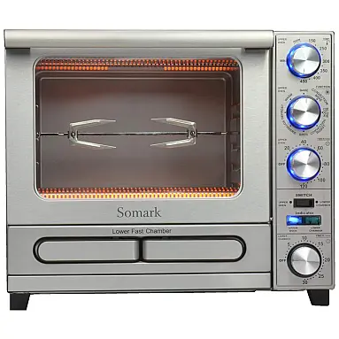 Forno Multifuncional 1500W Aço Inoxidável,