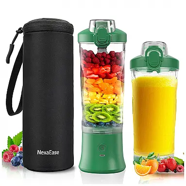 Liquidificador portátil NexaEase 600ml verde