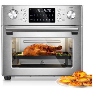 Forno Elétrico de Bancada 26L 12 em 1 Multifunções com Painel Digital e Controle de temperatura em Aço Inoxidável, 1700W, 110v