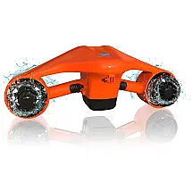 Scooter Subaquática Propulsor de Mergulho com 3 Velocidades, Suporte de Câmera e 4 LEDs para Adultos, BestRobtic