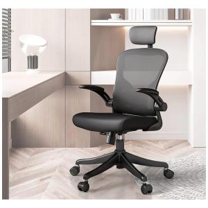 Cadeira de Escritório Ergonômica Giratória com Encosto Médio, NOXXON, Preto