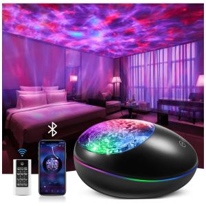 Luminária Projetor LED Luzes da Galáxia, Colorido, 110v, ONE FIRE, Azul