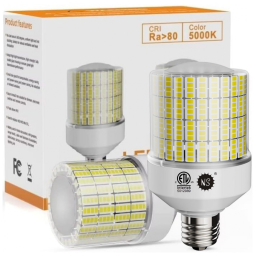Lâmpada LED 700W 8800 Lume 5000K Branca com Base E26, 2 Unidades, NS, Branco