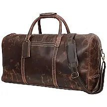 Bolsa de Viagem Couro de Mão, CUERO, Marrom
