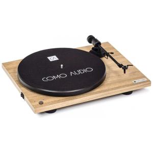 Vitrola Toca Discos Retrô com Pré Amplificador e Bluetooth, , 110v, COMO AUDIO, Marrom Claro