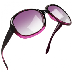 Óculos de Sol Feminino com Proteção UV, Joopin B14, Roxo Gradiente