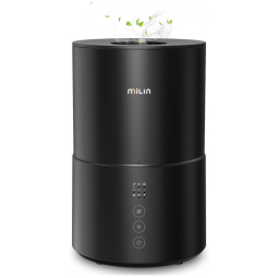 Umidificador Ultrassônico Portátil MiLin 2L até 20H, Preto