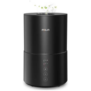 Umidificador Ultrassônico Portátil MiLin 2L até 20H, Preto