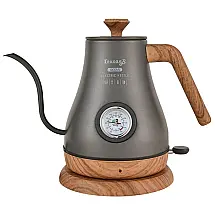 Gooseneck Chaleira Elétrica 1 L com Desligamento Automático, 800W 110V, Cinza