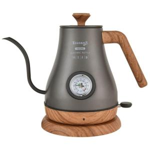 Gooseneck Chaleira Elétrica 1 L com Desligamento Automático, 800W 110V, Cinza