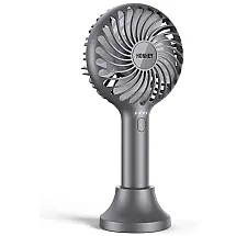 Ventilador de Mesa Recarregável com 3 Velocidades, 110v, HONHEY, Cinza