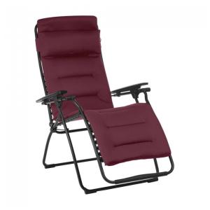 Cadeira Reclinável Ajustável Gravidade Zero com Apoio de Cabeça e Porta Copos, LAFUMA LFM3120 3186, Verde Escuro