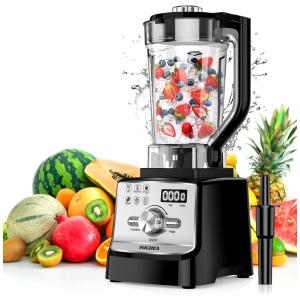 Liquidificador de Bancada Profissional 2L 8 Velocidades, 1400W, 110v, GOELUNMY HS 208C, Preto