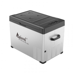 Geladeira Portátil para Carro e Uso Externo, 40L 12 24 V DC e 100 240 V AC, Alpicool C40, Branco