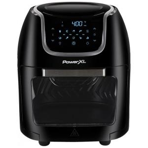 PowerXL AirFryer Fritadeira Elétrica 9L de Capacidade 7 Funções com Painel de Controle Digital, 110V, 1700W, Preta