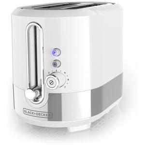 Torradeira, com 2 fatias, 850W, branca, 110v, BLACKDECKER TR2200WSD, Branco