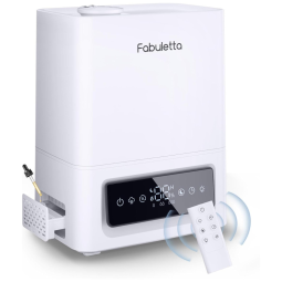 Umidificador Ultrassônico de Névoa Fria 72H de Ação, 6 Litros, Cobertura 4,5m2, 110V, Fabuletta, Preto