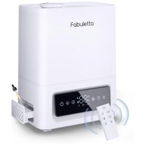 Umidificador Ultrassônico de Névoa Fria 72H de Ação, 6 Litros, Cobertura 4,5m2, 110V, Fabuletta, Preto