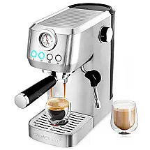 Máquina de Café Expresso 1.4L com Bocal de Leite, 110V, CASABREWS, Prata