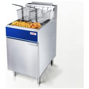 Fritadeira a Gás Profissional até 34 Litros, Aço Inoxidável, 30.000 BTU, KITMA