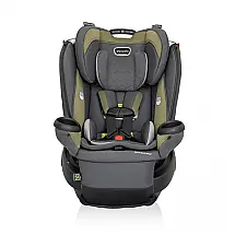 Cadeira de Bebê para Carro, Giratória Multifuncional Gold Revolve360 Extend, Evenflo, Cinza e Verde
