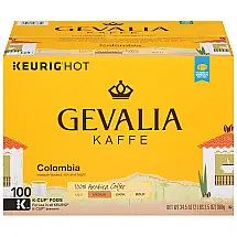 Keuring Kcup CaféColômbiano MédiaTorra Kosher 100u1u2expressos, GEVALIA 4300007761, Marrom