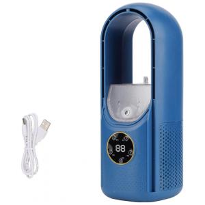 Ventilador sem Pás Hinzonek Multifuncional com Carregamento USB, Azul