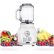 Liquidificador de Bancada 600mL com 6 Velocidades, 350W, 110v, RAE DUNN, Branco