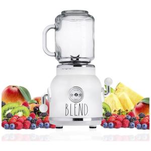 Liquidificador de Bancada 600mL com 6 Velocidades, 350W, 110v, RAE DUNN, Branco