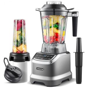 Liquidificador Profissional de Alta Velocidade Variável e 1,8L de Capacidade, 1800W, Aço Inoxidável, CHEF, 110v, CHEF, Prateado