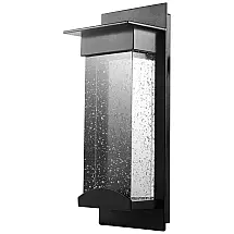 PARTPHONER Arandela Luminária Moderna Externa de Parede à prova dágua com Sensor, Base E27 12W 3000K, 1 Unidade, MOTINI, Preto